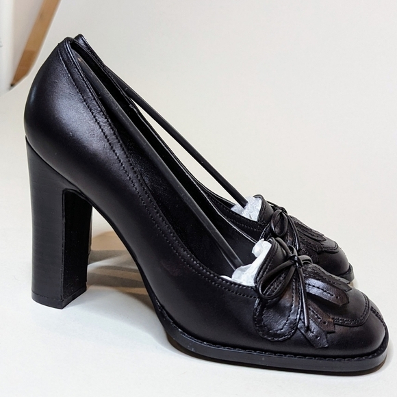 Chinese Laundry Courtney Women Leather Pumps Heels Shoes Black NIB NEW Size 9M - Picture 2 of 9